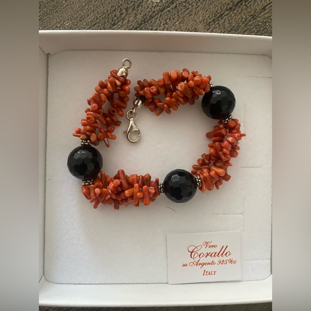 Brand New Corral Bracelet- made in Italy